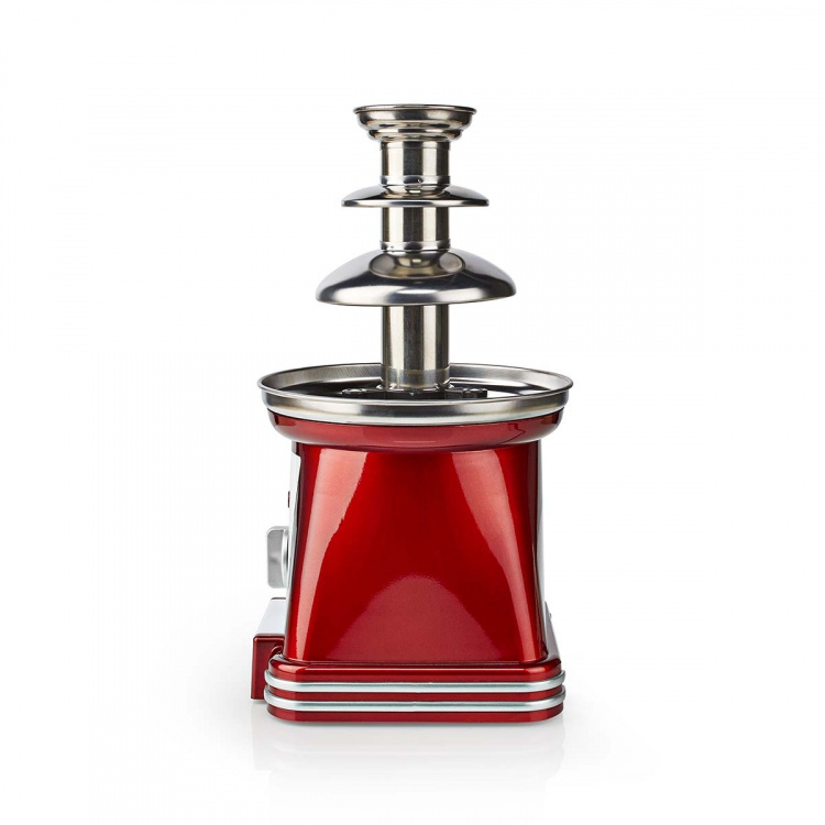 MELISSA Chocoladefontein | 90 B | 32 cm | 3 Metalen niveaus | Rood / Wit