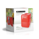 MELISSA Draagbare minikoelkast | 6 blikjes / 4 l inhoud | 100-240 V / 12 V | Verwarmings-/koelfunctie | Draaggreep | Rood MELISSA Draagbare minikoelkast | 6 blikjes / 4 l inhoud | 100-240 V / 12 V | Verwarmings-/koelfunctie | Draaggreep | Rood