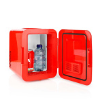 MELISSA Draagbare minikoelkast | 6 blikjes / 4 l inhoud | 100-240 V / 12 V | Verwarmings-/koelfunctie | Draaggreep | Rood MELISSA Draagbare minikoelkast | 6 blikjes / 4 l inhoud | 100-240 V / 12 V | Verwarmings-/koelfunctie | Draaggreep | Rood