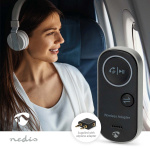Nedis Bluetooth® Zender / Ontvanger | Ingangen audio / video / data: USB-C™ Female | Uitgangen audio / video / data: 1x 3.5 mm | SBC | Maximaal 1 Apparaat | Maximale batterijduur: 8.5 uur | Zwart
