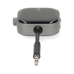 Nedis Bluetooth® Zender / Ontvanger | Ingangen audio / video / data: USB-C™ Female | Uitgangen audio / video / data: USB-C™ Female | SBC | Maximaal 2 Apparaten | Maximale batterijduur: 13 uur | Zwart