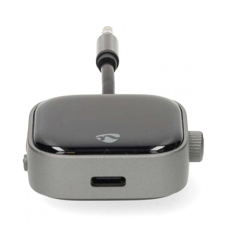 Nedis Bluetooth® Zender / Ontvanger | Ingangen audio / video / data: USB-C™ Female | Uitgangen audio / video / data: USB-C™ Female | SBC | Maximaal 2 Apparaten | Maximale batterijduur: 13 uur | Zwart