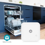 Nedis SmartLife Water Detector | Wi-Fi | Batterij Gevoed | Verlenging inbegrepen | Max. batterijduur: 24 Maanden | 80 dB | Wit