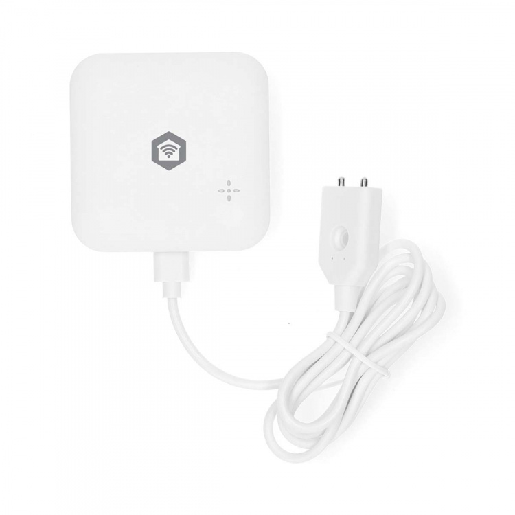 Nedis SmartLife Water Detector | Wi-Fi | Batterij Gevoed | Verlenging inbegrepen | Max. batterijduur: 24 Maanden | 80 dB | Wit