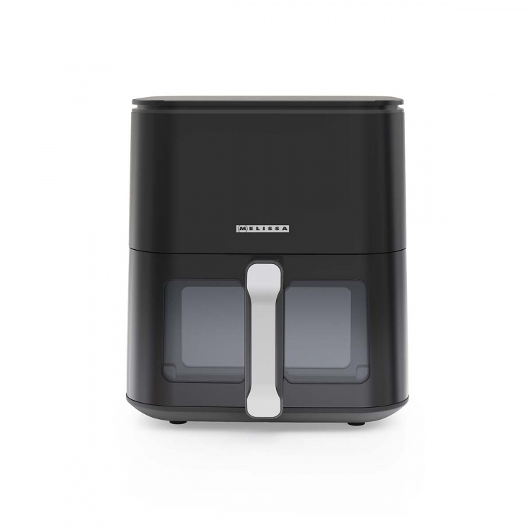 MELISSA Digitale heteluchtfriteuse XL | 5 l | 60-min Timer | 8 Voorinstellingen | Kijkvenster | Zwart MELISSA Digitale heteluchtfriteuse XL | 5 l | 60-min Timer | 8 Voorinstellingen | Kijkvenster | Zwart