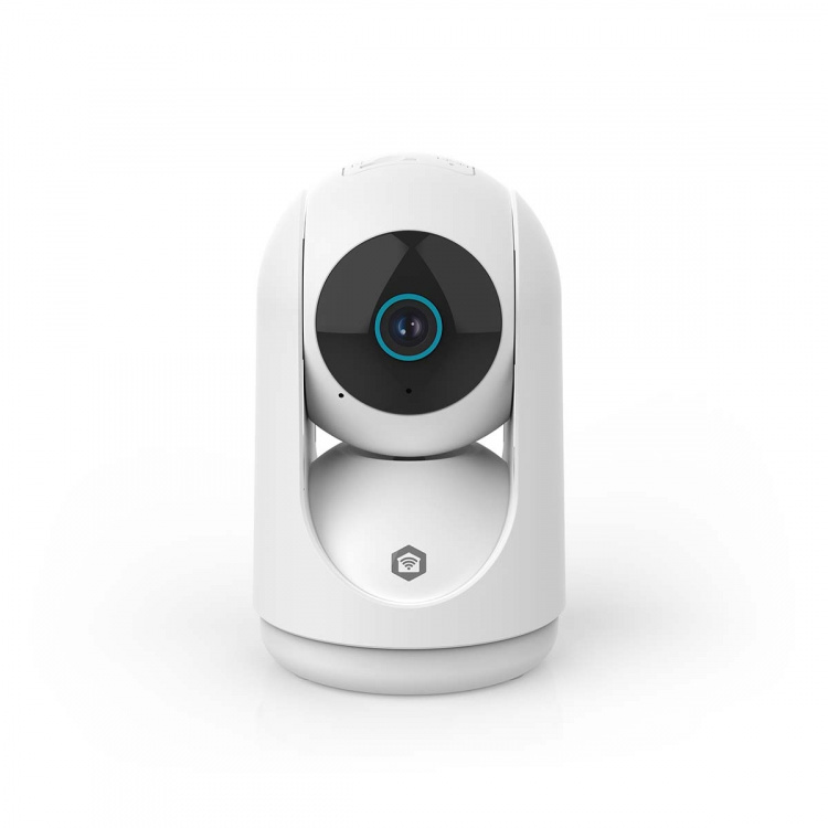 Nedis SmartLife Camera voor Binnen | 3MP Full HD 1296p | Pan tilt | Cloud Opslag (optioneel) / microSD (niet inbegrepen) / Onvif | Met bewegingssensor | Nachtzicht | Wit