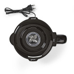 MELISSA Staande blender | 800 W | 2 snelheden + puls | 4 roestvrijstalen bladen | Kunststof kan | Zwart