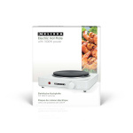 MELISSA Elektrische kookplaat | 1500 W | Ø 18,5 cm | 6 warmtestanden | Antislipvoetjes | Wit