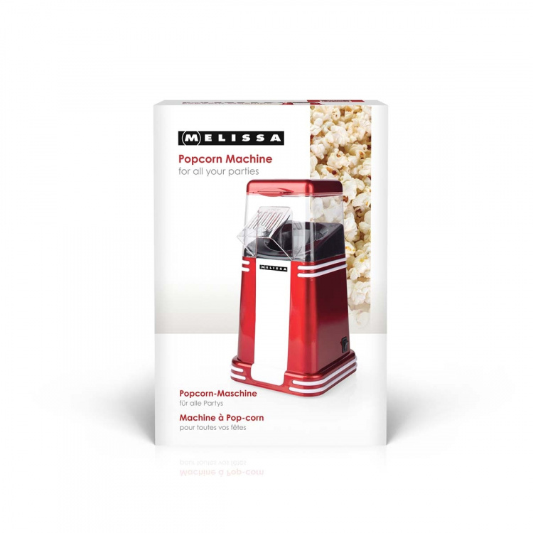 MELISSA Popcornmaker | 60 g | 1200 W | 2 - 4 min | Rood/Wit MELISSA Popcornmaker | 60 g | 1200 W | 2 - 4 min | Rood/Wit