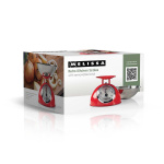 MELISSA Retro keukenweegschaal | Analoog | Metalen behuizing | Afneembare kom | Max. 5kg | Stapjes van 25 gram | Rood MELISSA Retro keukenweegschaal | Analoog | Metalen behuizing | Afneembare kom | Max. 5kg | Stapjes van 25 gram | Rood