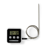 MELISSA Vleesthermometer | tot 250°C | Alarmtimer | LCD-scherm MELISSA Vleesthermometer | tot 250°C | Alarmtimer | LCD-scherm
