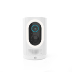 Nedis SmartLife Camera voor Buiten | Spotlight | 3MP Full HD 1296p | IP65 | Max. batterijduur: 6 Maanden | Cloud Opslag (optioneel) / microSD (niet inbegrepen) | 5 V DC | Met bewegingssensor | Nachtzicht | Wit