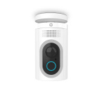 Nedis SmartLife Camera voor Buiten | Spotlight | 3MP Full HD 1296p | IP65 | Max. batterijduur: 6 Maanden | Cloud Opslag (optioneel) / microSD (niet inbegrepen) | 5 V DC | Met bewegingssensor | Nachtzicht | Wit