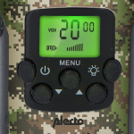 Alecto Set van 2 walkie talkies met bereik tot 7 kilometer Camouflage