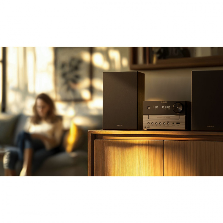 Philips Musik-anläggning Radio CD USB Bluetooth TAM3505MKII/12 Svart/Silver