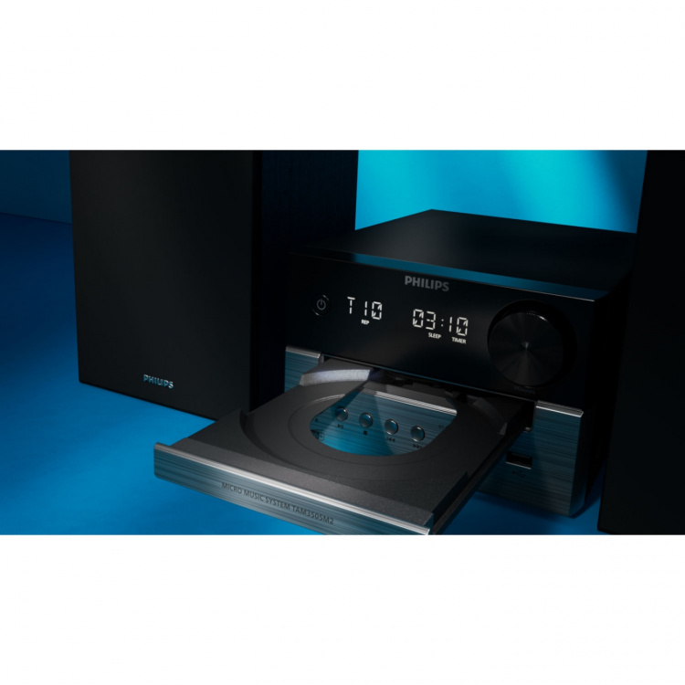 Philips Musik-anläggning Radio CD USB Bluetooth TAM3505MKII/12 Svart/Silver