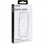 Celly Gelskinmag TPU Cover MagSafe-kompatibelt iPhone 17 Transparent