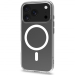 Celly Gelskinmag TPU Cover MagSafe-kompatibelt iPhone 17 Pro Transparent