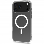 Celly Gelskinmag TPU Cover MagSafe-kompatibelt iPhone 17 Pro Max Transparent