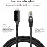 LogiLink USB-C till Nätverkskabel RJ45 1 Gbps Aktiv 2 m