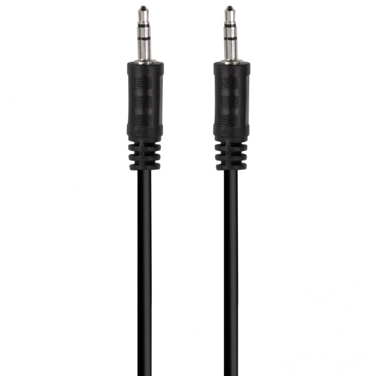 LogiLink Audiokabel 3,5mm-hane - 3,5mm-hane Stereo 0,2m Svart