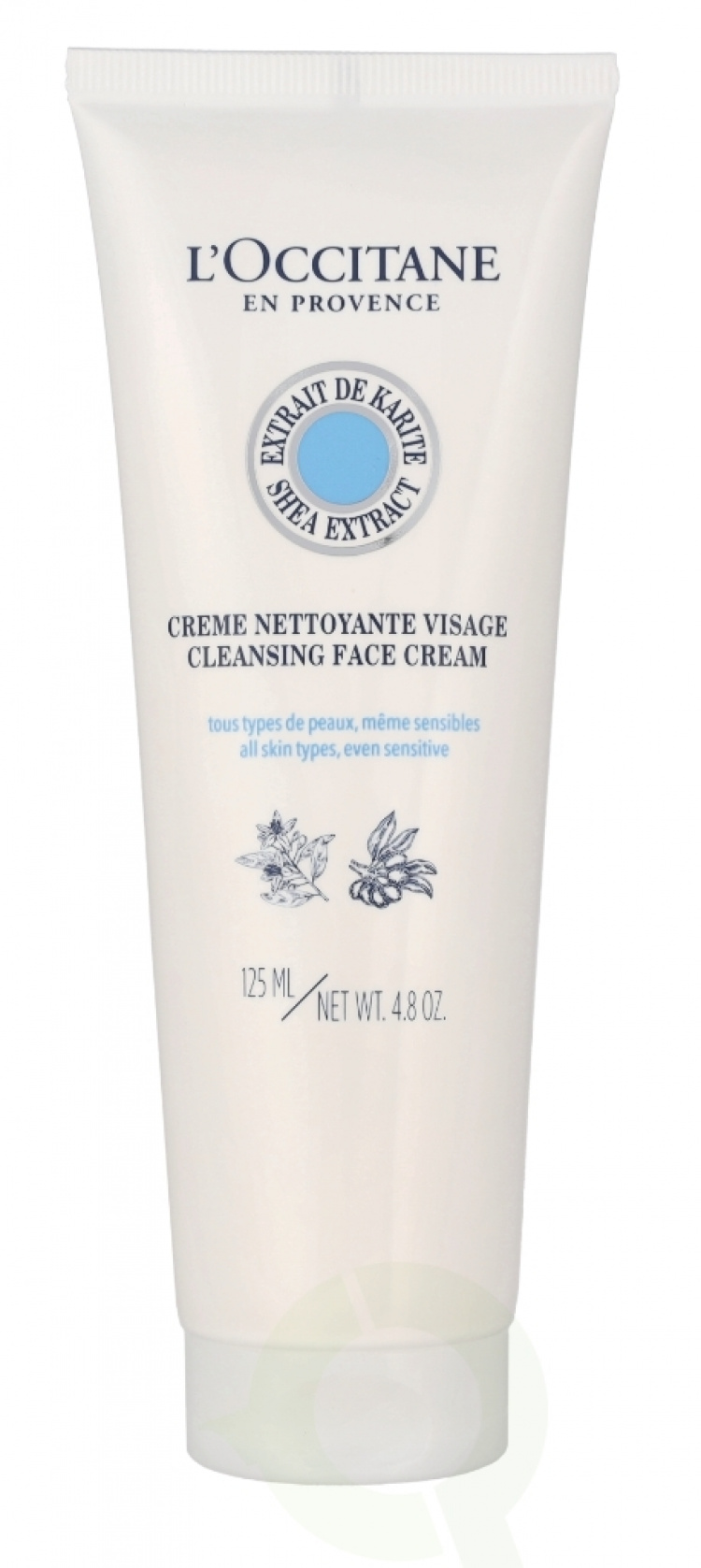 L\'Occitane Shea Cleansing Face Cream 125 ml All Skin Types, Even Sensitive