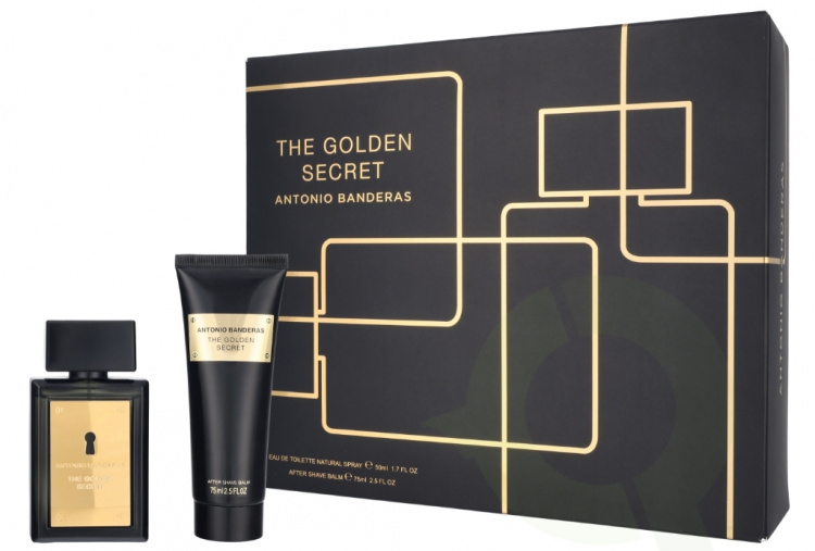 Antonio Banderas A. Banderas The Golden Secret Giftset 125 ml Edt Spray 50 ml/After Shave Balm 75 ml