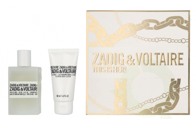 Zadig & Voltaire This Is Her! Giftset 100 ml Edp Spray 50ml/Body Lotion 50ml
