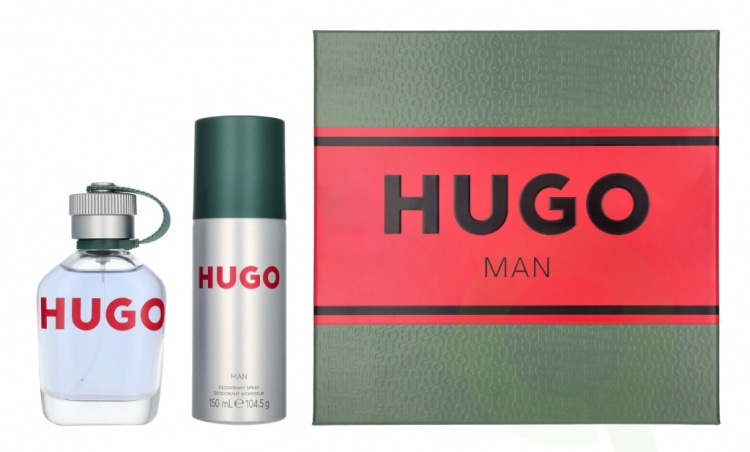 Hugo Boss Hugo Man Giftset 225 ml Edt Spray 75ml/Deodorant Spray 150ml