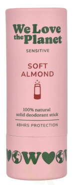 We Love The Planet Sensitive Deodorant Stick 40 g Soft Almond