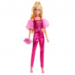 Barbie Deluxe stijl roze korset blond pop (JFP40)