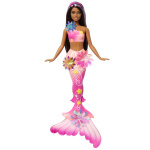 Barbie Blooming Magic Zwarte Zeemeermin Pop (JDM73)