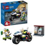 LEGO LEGO Stad - Politie Motorfiets Achtervolging (60455)