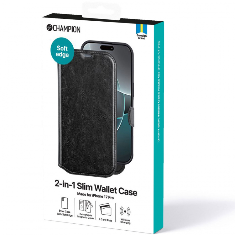 Champion 2-in-1 Slim wallet iPhone 17 Pro