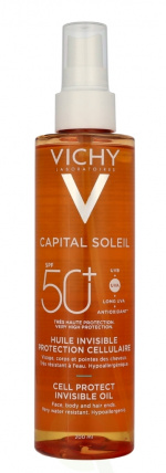 Vichy Capital Soleil Cell Protect Invisible Oil SPF50+ 200 ml