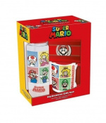 Pyramid International SUPER MARIO (4 KLEUREN) GESCHENKSET (PLASTIC FLES, MOK & MAGNEET) V2