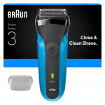 Braun Series 3 elektrisch scheerapparaat, Wet & Dry, 310S - Blauw Braun Series 3 elektrisch scheerapparaat, Wet & Dry, 310S - Blauw