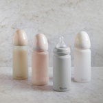 Elodie Details Glass Feeding Bottle, Pure Khaki Elodie Details Glass Feeding Bottle, Pure Khaki