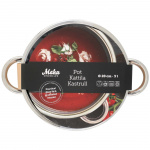 Maku Kastrull Basic i stål med glaslock 3 L Maku Kastrull Basic i stål med glaslock 3 L