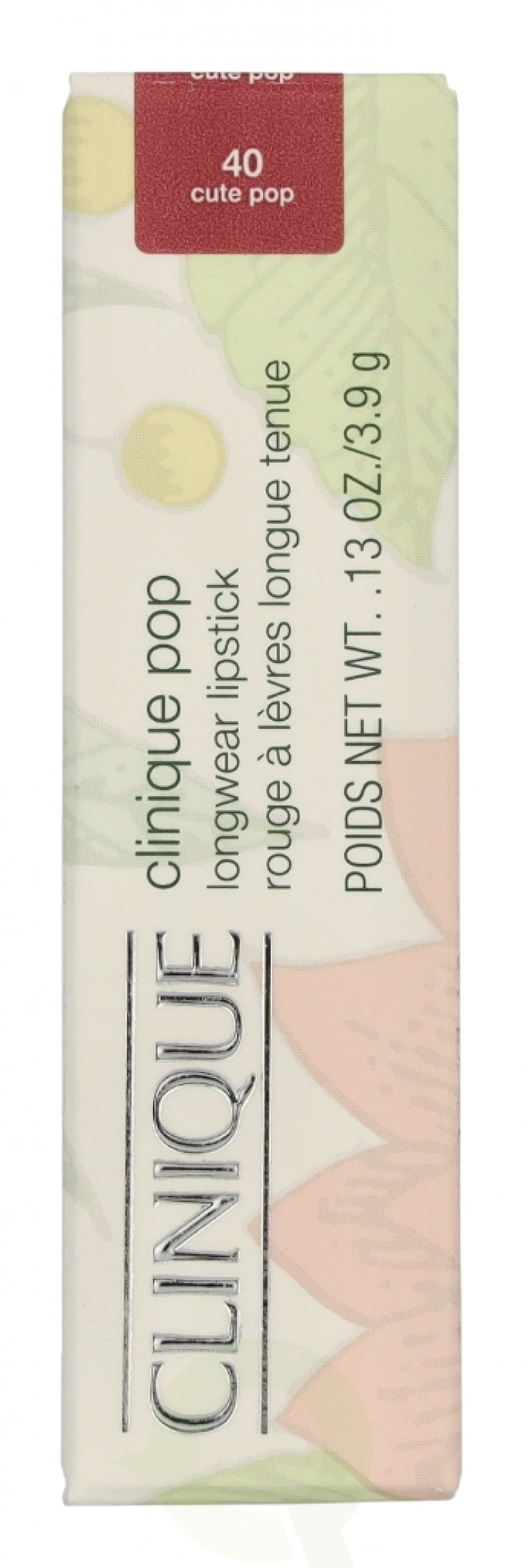 Clinique Pop Longwear Satin Lipstick 3.9 g #40 Cute Pop