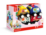 Hape Trek-achterwaarts pluche autoset (87-0076)