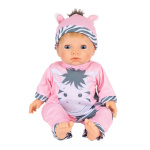 Tiny Treasure Blonde pop zebra outfit (30267)