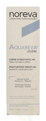 Noreva Aquareva Light Moisturizing Cream 24H 40 ml