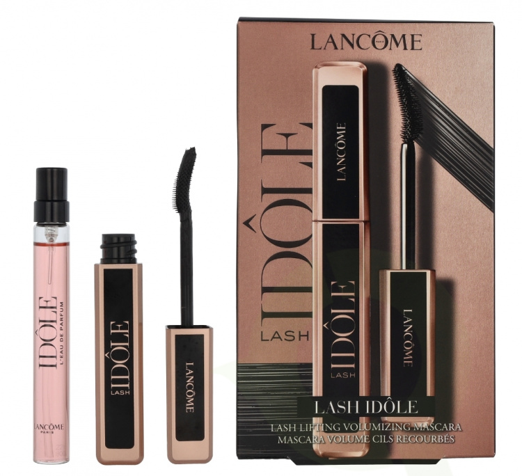 Lancome Idole Giftset 18 ml Mascara 01 Glossy Black 8ml /Idole Edp Travel Spray 10ml