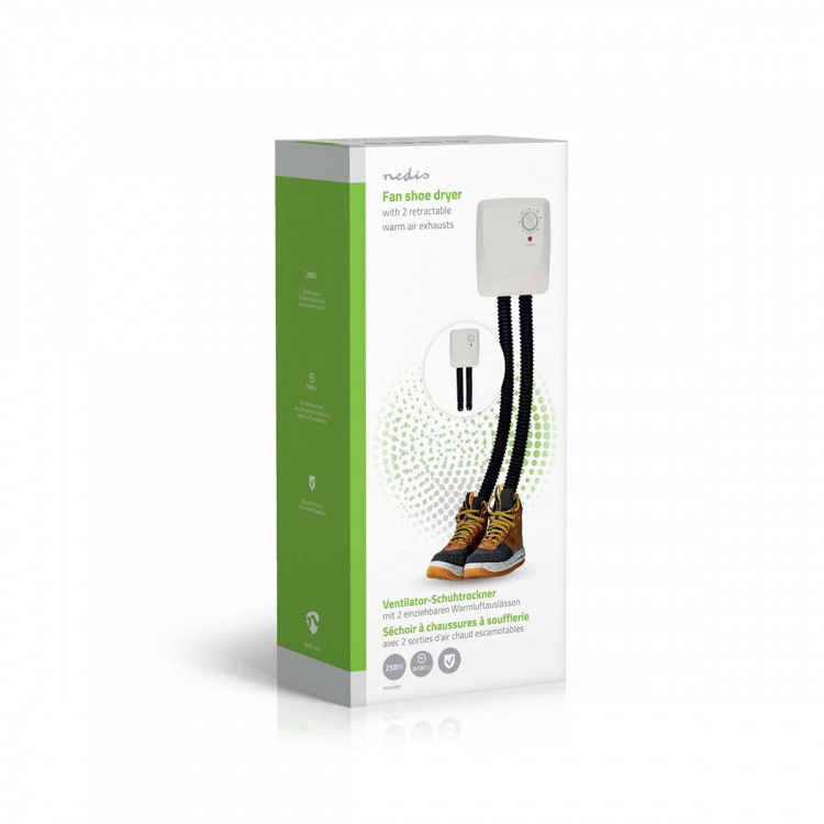 Nedis Schoenendroger | 250 W | 45 °C | Oververhittingsbeveiliging