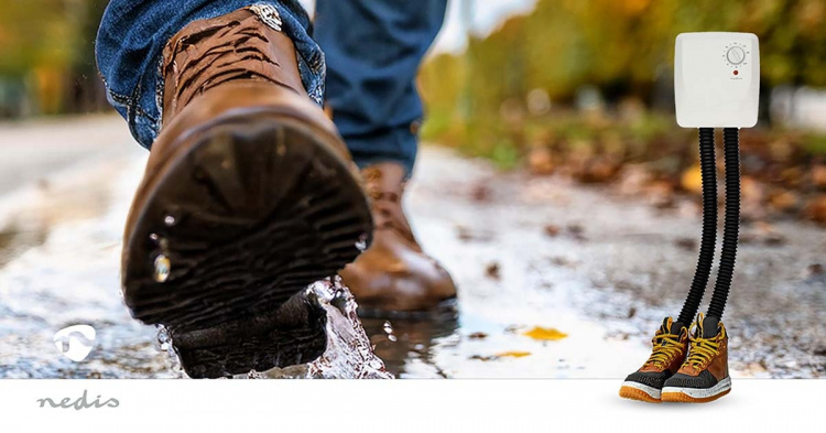 Nedis Schoenendroger | 250 W | 45 °C | Oververhittingsbeveiliging