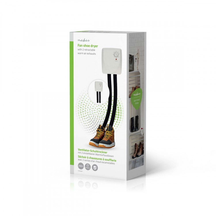 Nedis Schoenendroger | 250 W | 45 °C | Oververhittingsbeveiliging