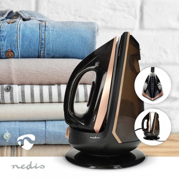 Nedis Stoomgenerator | 2400 W | 40 g/m | Stoomstoot | Keramiek | 1.50 l | 7 Bar Nedis Stoomgenerator | 2400 W | 40 g/m | Stoomstoot | Keramiek | 1.50 l | 7 Bar