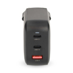 Nedis Oplader | 100 W | GaN | PD3.0 | Snellaad functie | 2.5 / 3.0 / 5.0 A | Outputs: 3 | USB-A / 2x USB-C™ | Automatische Voltage Selectie | Zwart Nedis Oplader | 100 W | GaN | PD3.0 | Snellaad functie | 2.5 / 3.0 / 5.0 A | Outputs: 3 | USB-A / 2x USB-C™ | Automatische Voltage Selectie | Zwart