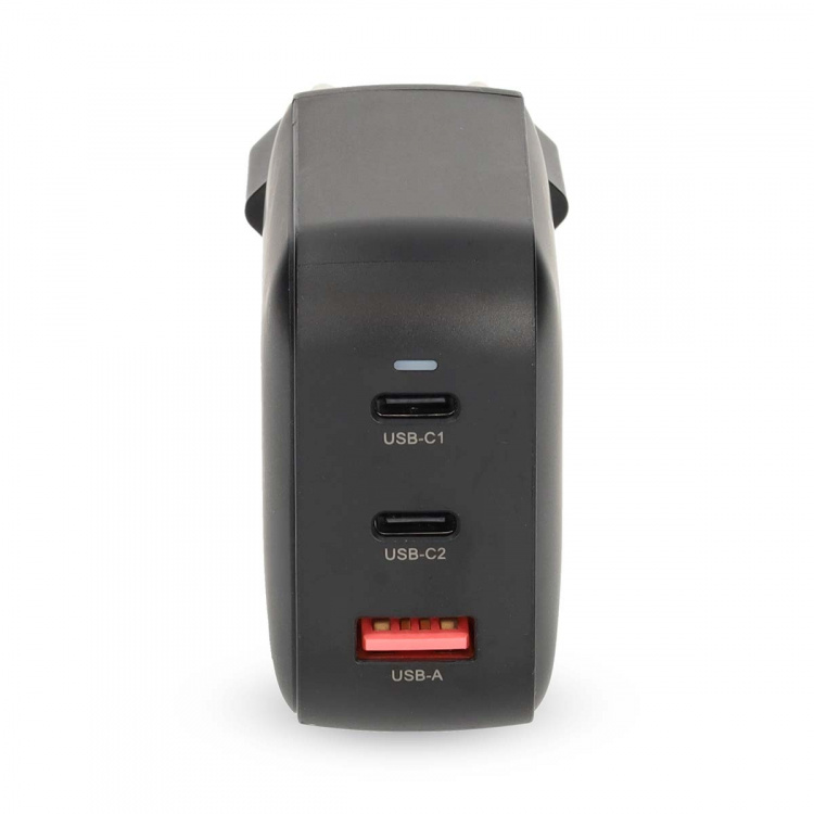 Nedis Oplader | 100 W | GaN | PD3.0 | Snellaad functie | 2.5 / 3.0 / 5.0 A | Outputs: 3 | USB-A / 2x USB-C™ | Automatische Voltage Selectie | Zwart Nedis Oplader | 100 W | GaN | PD3.0 | Snellaad functie | 2.5 / 3.0 / 5.0 A | Outputs: 3 | USB-A / 2x USB-C™ | Automatische Voltage Selectie | Zwart